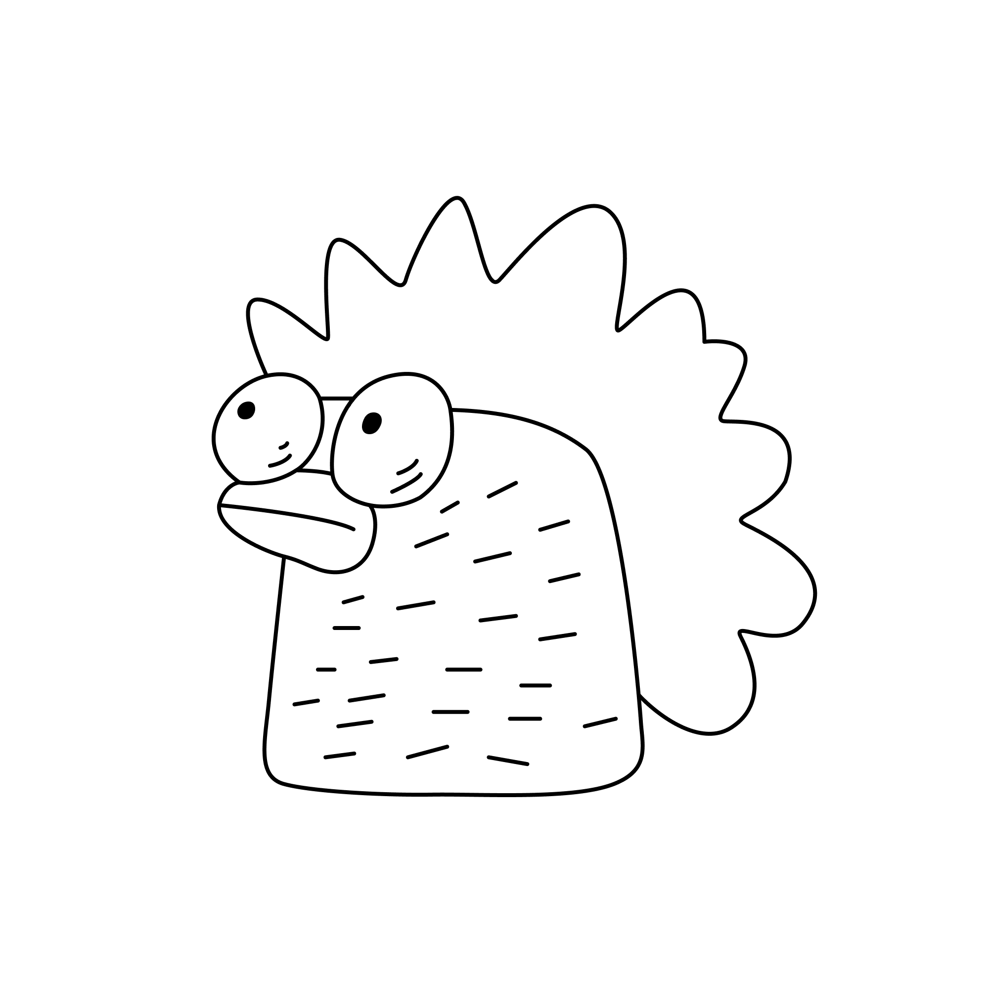 Wideeye Chick_outlined
